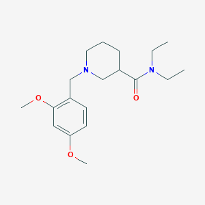1-(2,4-dimethoxybenzyl)-N,N-diethyl-3-piperidinecarboxamide