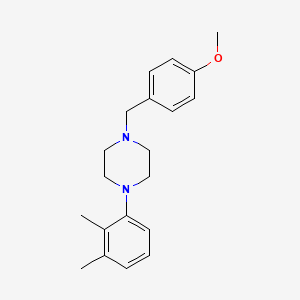 molecular formula C20H26N2O B3835093 1-(2,3-dimethylphenyl)-4-(4-methoxybenzyl)piperazine 
