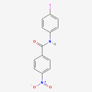 molecular formula C13H9IN2O3 B3835123 N-(4-iodophenyl)-4-nitrobenzamide CAS No. 115175-13-8