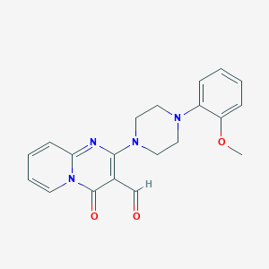 molecular formula C20H20N4O3 B383514 2-[4-(2-methoxyphenyl)-1-piperazinyl]-4-oxo-4H-pyrido[1,2-a]pyrimidine-3-carbaldehyde CAS No. 433317-07-8