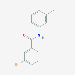 molecular formula C14H12BrNO B3835376 3-bromo-N-(3-methylphenyl)benzamide 