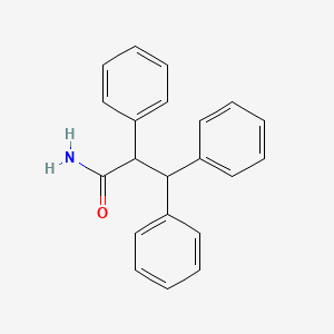 molecular formula C21H19NO B3835509 2,3,3-triphenylpropanamide 