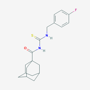 N-(1-adamantylcarbonyl)-N'-(4-fluorobenzyl)thiourea