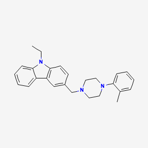 9-ethyl-3-{[4-(2-methylphenyl)-1-piperazinyl]methyl}-9H-carbazole