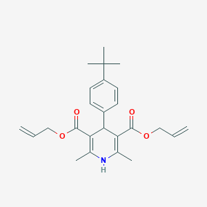 Diallyl 4-(4-tert-butylphenyl)-2,6-dimethyl-1,4-dihydropyridine-3,5-dicarboxylate
