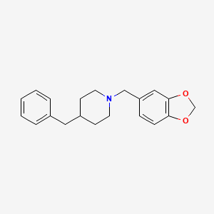 1-(1,3-benzodioxol-5-ylmethyl)-4-benzylpiperidine