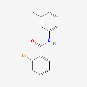 molecular formula C14H12BrNO B3835741 2-bromo-N-(3-methylphenyl)benzamide 