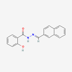 2-hydroxy-N'-(2-naphthylmethylene)benzohydrazide