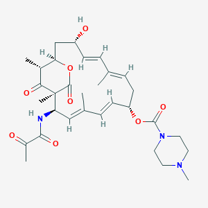 molecular formula C31H43N3O8 B038359 特地卡霉素 CAS No. 113167-61-6