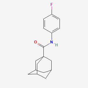 molecular formula C17H20FNO B3835911 N-(4-fluorophenyl)-1-adamantanecarboxamide CAS No. 42600-82-8