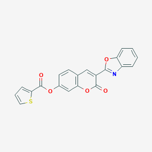 molecular formula C21H11NO5S B383592 3-(1,3-benzoxazol-2-yl)-2-oxo-2H-chromen-7-yl 2-thiophenecarboxylate CAS No. 610760-31-1