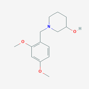 molecular formula C14H21NO3 B3836065 1-(2,4-dimethoxybenzyl)-3-piperidinol 