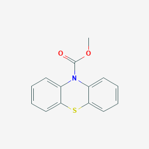 molecular formula C14H11NO2S B3836089 10H-吩噻嗪-10-甲酸甲酯 