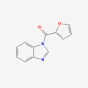 molecular formula C12H8N2O2 B3836156 1-(2-furoyl)-1H-benzimidazole 
