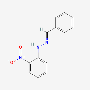molecular formula C13H11N3O2 B3836212 benzaldehyde (2-nitrophenyl)hydrazone CAS No. 5335-90-0