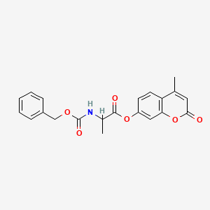molecular formula C21H19NO6 B3836239 4-methyl-2-oxo-2H-chromen-7-yl N-[(benzyloxy)carbonyl]alaninate 