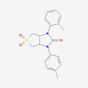 molecular formula C19H20N2O3S B383627 1-(2-methylphenyl)-3-(4-methylphenyl)tetrahydro-1H-thieno[3,4-d]imidazol-2(3H)-one 5,5-dioxide CAS No. 526190-68-1
