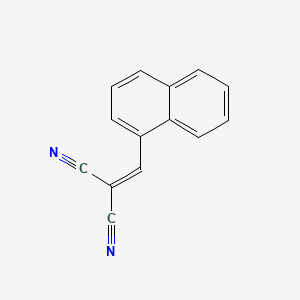 molecular formula C14H8N2 B3836273 (1-naphthylmethylene)malononitrile CAS No. 2972-83-0