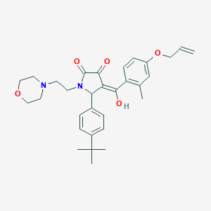 4-[4-(allyloxy)-2-methylbenzoyl]-5-(4-tert-butylphenyl)-3-hydroxy-1-(2-morpholin-4-ylethyl)-1,5-dihydro-2H-pyrrol-2-one