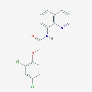 molecular formula C17H12Cl2N2O2 B3836469 2-(2,4-dichlorophenoxy)-N-8-quinolinylacetamide 
