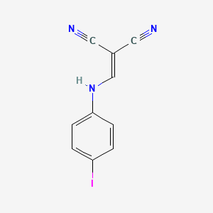 molecular formula C10H6IN3 B3836650 {[(4-iodophenyl)amino]methylene}malononitrile 