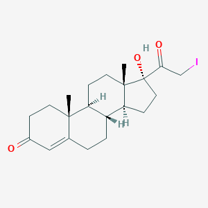 (8R,9S,10R,13S,14S,17R)-17-Hydroxy-17-(2-iodoacetyl)-10,13-dimethyl-2,6,7,8,9,11,12,14,15,16-decahydro-1H-cyclopenta[a]phenanthren-3-one
