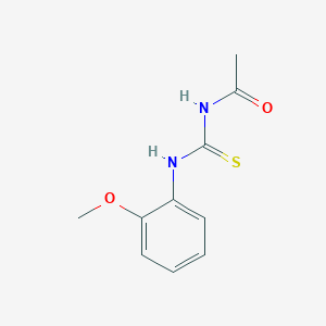 molecular formula C10H12N2O2S B383676 N-acetyl-N'-(2-methoxyphenyl)thiourea 