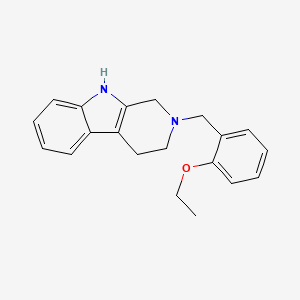 molecular formula C20H22N2O B3837151 2-(2-ethoxybenzyl)-2,3,4,9-tetrahydro-1H-beta-carboline 