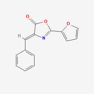 molecular formula C14H9NO3 B3837193 4-benzylidene-2-(2-furyl)-1,3-oxazol-5(4H)-one 