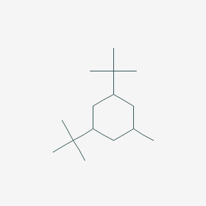 molecular formula C15H30 B038372 1,3-Di-tert-butyl-5-methylcyclohexane CAS No. 115793-80-1