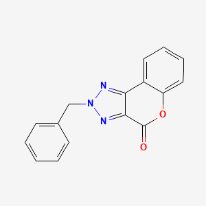 molecular formula C16H11N3O2 B3837267 2-benzylchromeno[3,4-d][1,2,3]triazol-4(2H)-one 