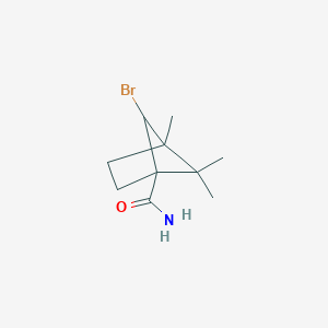 molecular formula C10H16BrNO B383728 6-Bromo-4,5,5-trimethylbicyclo[2.1.1]hexane-1-carboxamide 