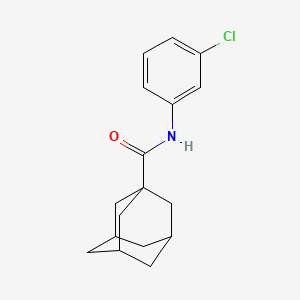 molecular formula C17H20ClNO B3837369 N-(3-chlorophenyl)-1-adamantanecarboxamide 