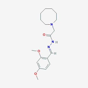 molecular formula C18H27N3O3 B3837370 2-(1-azocanyl)-N'-(2,4-dimethoxybenzylidene)acetohydrazide 