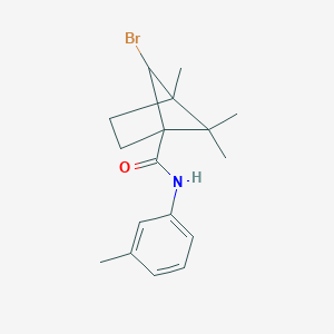 6-bromo-4,5,5-trimethyl-N-(3-methylphenyl)bicyclo[2.1.1]hexane-1-carboxamide