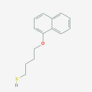 molecular formula C14H16OS B3837743 4-(1-naphthyloxy)-1-butanethiol 