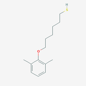 molecular formula C14H22OS B3837776 6-(2,6-dimethylphenoxy)-1-hexanethiol 