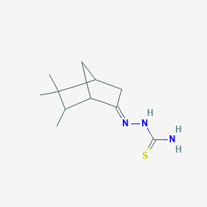 molecular formula C11H19N3S B3838102 5,5,6-trimethylbicyclo[2.2.1]heptan-2-one thiosemicarbazone 
