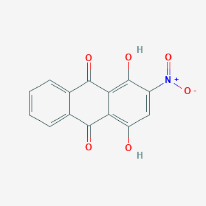 molecular formula C14H7NO6 B3838111 1,4-dihydroxy-2-nitroanthra-9,10-quinone CAS No. 23743-40-0