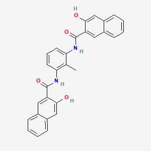 molecular formula C29H22N2O4 B3838287 N,N'-(2-methyl-1,3-phenylene)bis(3-hydroxy-2-naphthamide) 