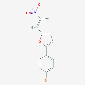 2-(4-Bromophenyl)-5-(2-nitro-1-propenyl)furan