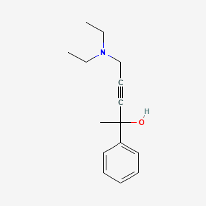 molecular formula C15H21NO B3838432 5-(diethylamino)-2-phenyl-3-pentyn-2-ol 
