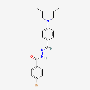 4-bromo-N'-[4-(dipropylamino)benzylidene]benzohydrazide