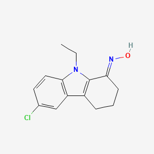 6-chloro-9-ethyl-2,3,4,9-tetrahydro-1H-carbazol-1-one oxime