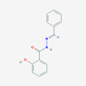 molecular formula C14H12N2O2 B3838788 N'-benzylidene-2-hydroxybenzohydrazide CAS No. 18269-02-8