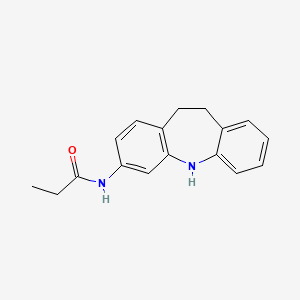 molecular formula C17H18N2O B3838870 N-(10,11-dihydro-5H-dibenzo[b,f]azepin-3-yl)propanamide 