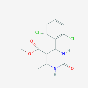 molecular formula C13H12Cl2N2O3 B383906 Methyl 4-(2,6-dichlorophenyl)-6-methyl-2-oxo-1,2,3,4-tetrahydropyrimidine-5-carboxylate CAS No. 284477-07-2