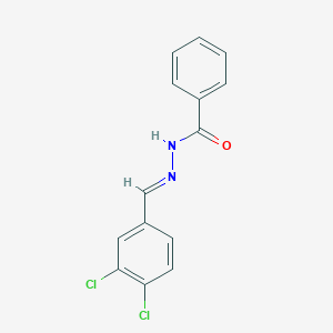 molecular formula C14H10Cl2N2O B3839072 N'-(3,4-dichlorobenzylidene)benzohydrazide CAS No. 39575-08-1
