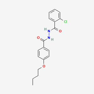 N'-(4-butoxybenzoyl)-2-chlorobenzohydrazide