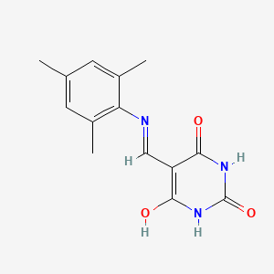 5-[(mesitylamino)methylene]-2,4,6(1H,3H,5H)-pyrimidinetrione